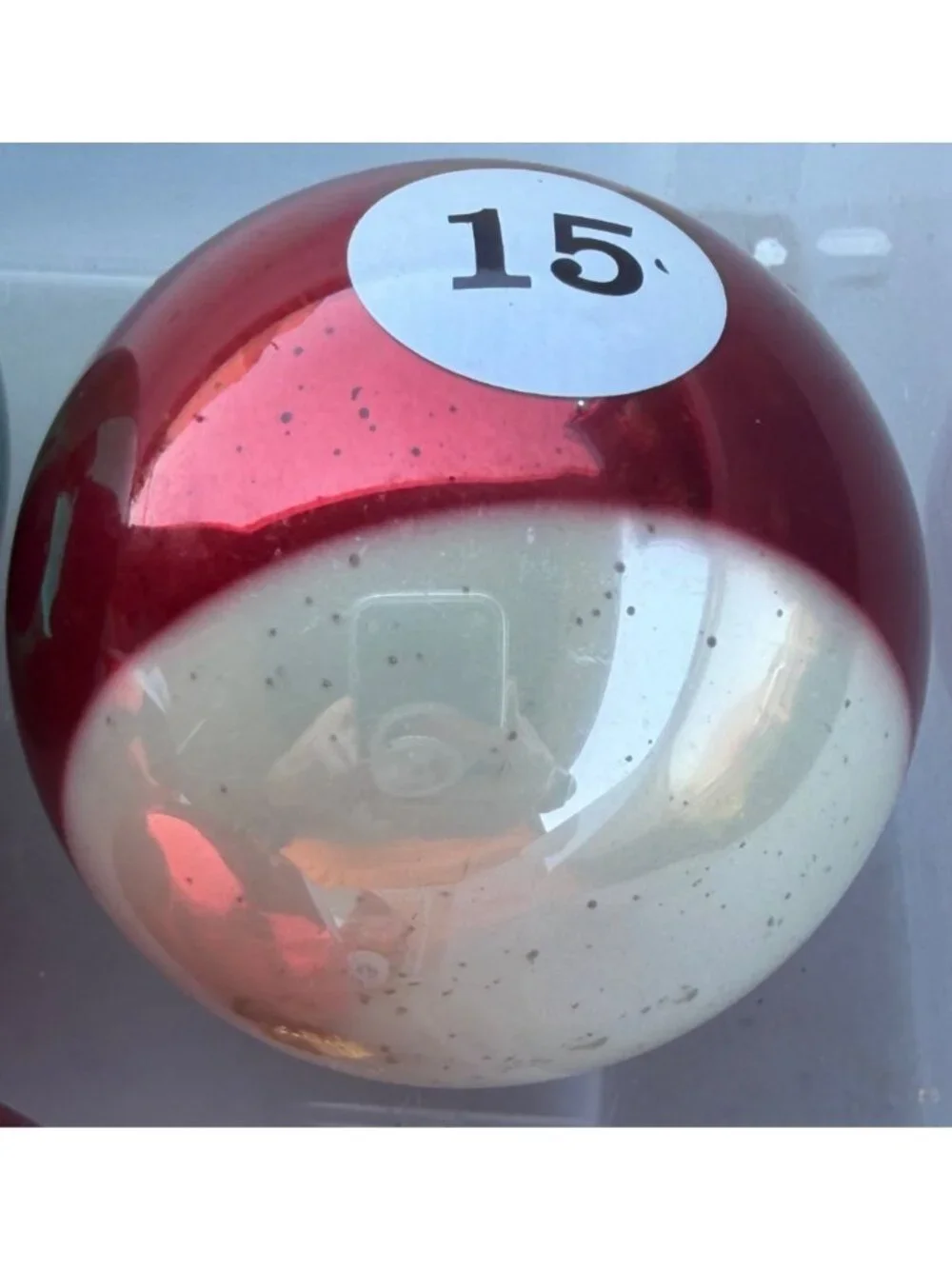 10-pc. Billiard Glossy Metallic Christmas Ball Ornaments 2.5/3.25